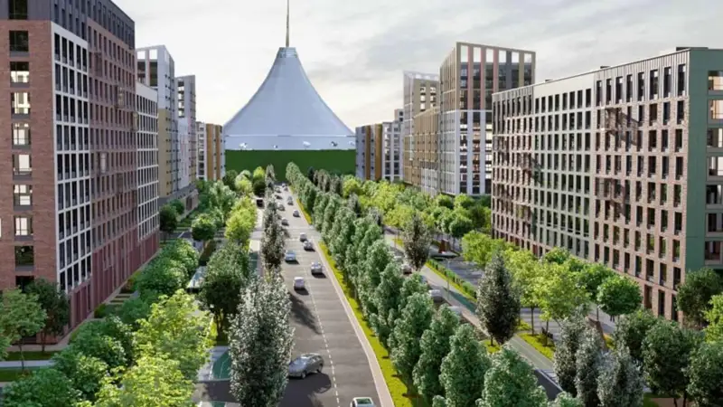 Какие новые дороги построят за ТРЦ Хан Шатыр в Астане