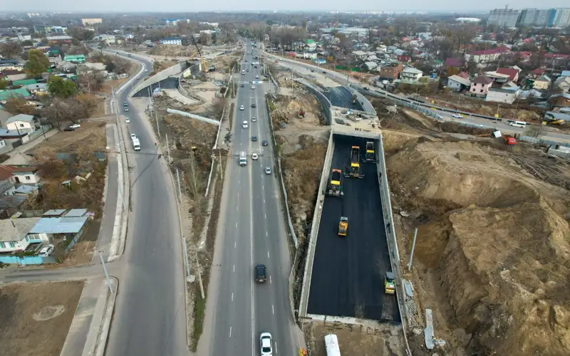 Когда откроют движение по тоннелям развязки Жансугурова–Сейфуллина в Алматы