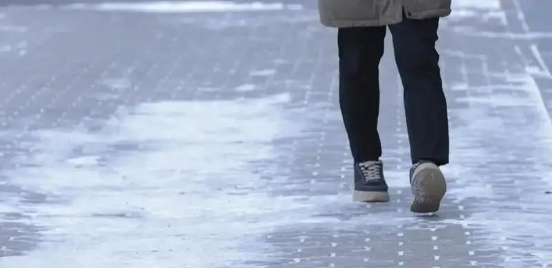 Ice-slick