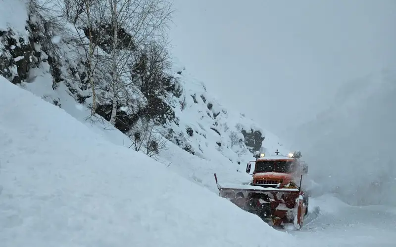 спуск лавины