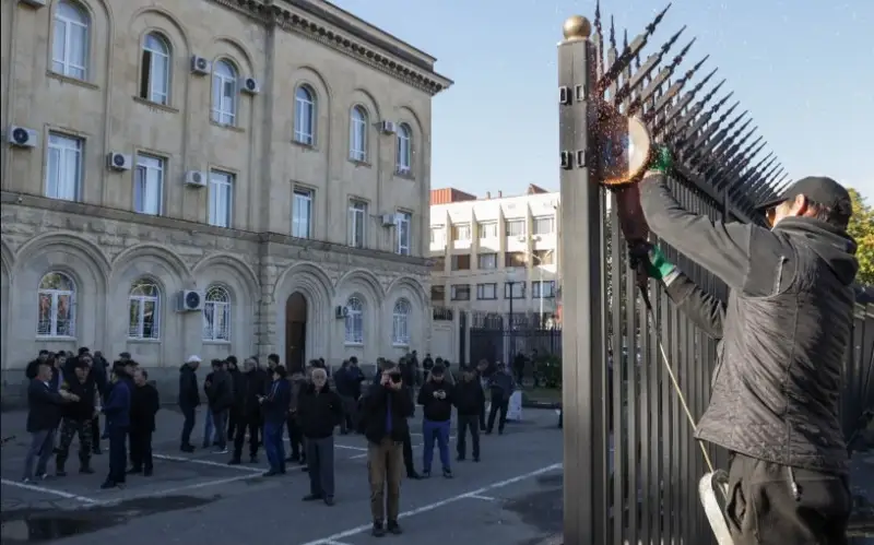 Протесты в Абхазии