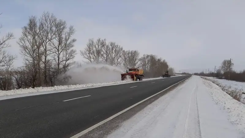 дороги снег 