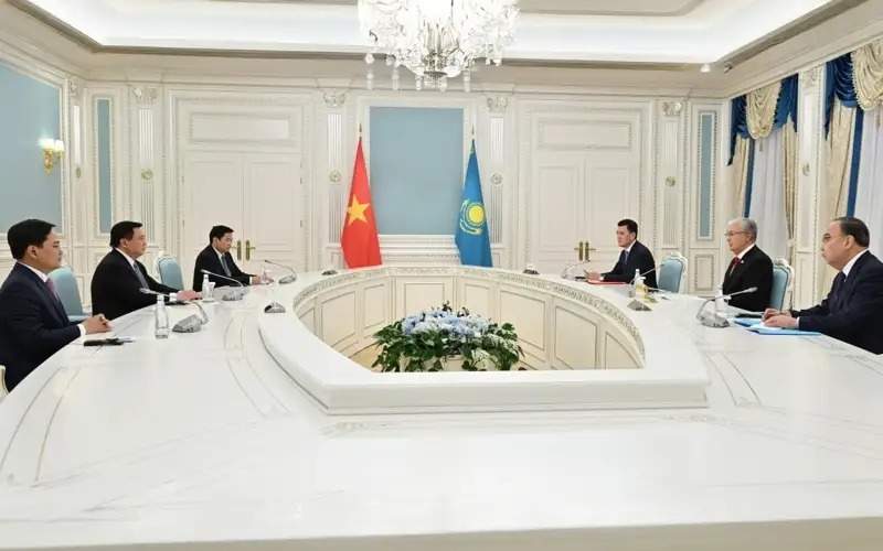 Касым-Жомарт Токаев принял члена Политбюро ЦК Компартии Вьетнама Касым-Жомарт Токаев принял члена Политбюро ЦК Компартии Вьетнама