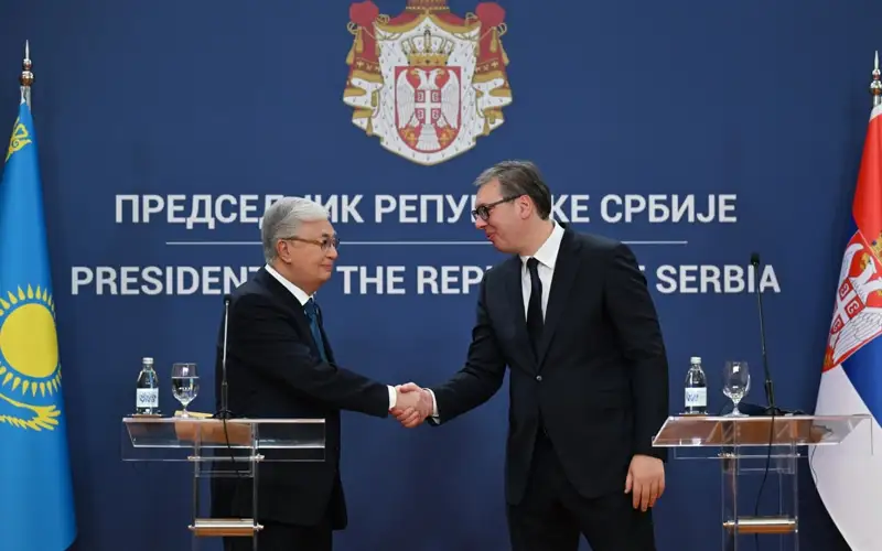 Касым-Жомарт Токаев пригласил Александра Вучича посетить с официальным визитом Казахстан в следующем году
