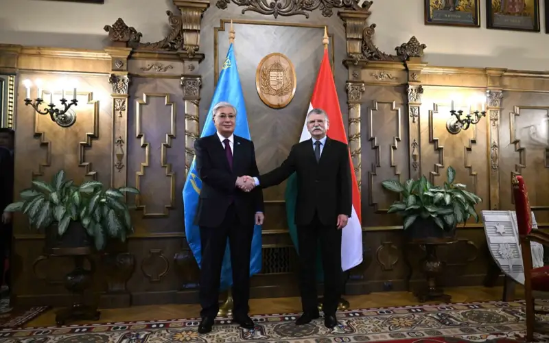 Президент Казахстана провел встречу с Председателем Государственного собрания Венгрии