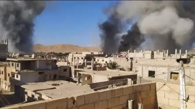 Исроил Пальмирага ҳаво ҳужуми уюштирди, натижада 36 киши ҳалок бўлди