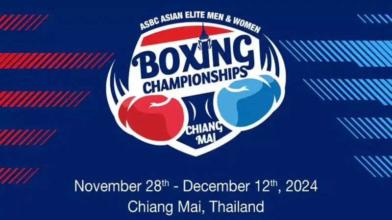 Эмблема чемпионата Азии по боксу-2024