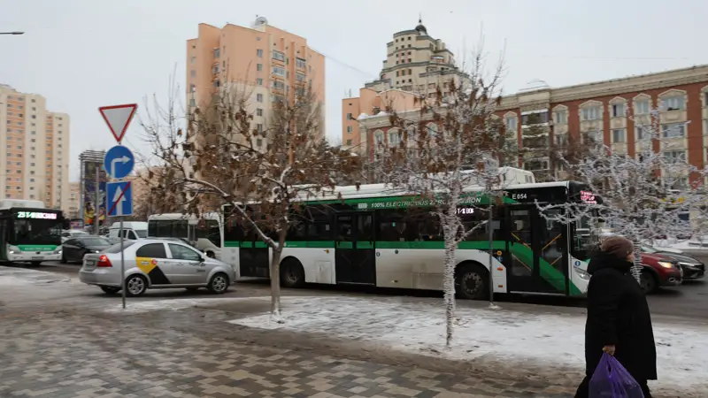 Погода зима Ауа райы қыс автобус