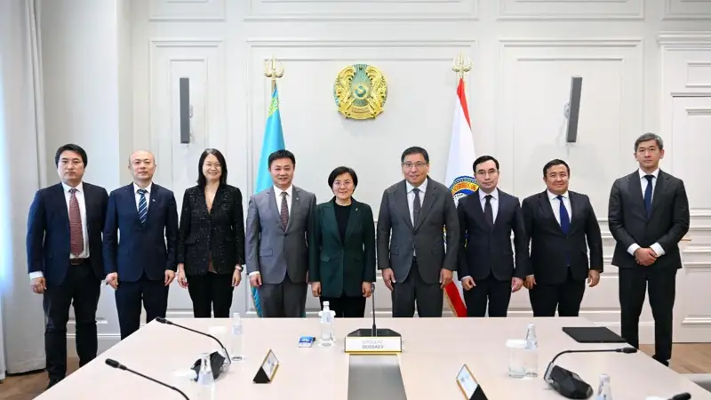 阿拉木图市长会见中国进出口银行高层