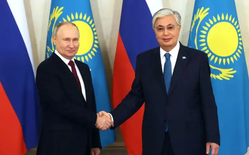 Putin and Tokayev
