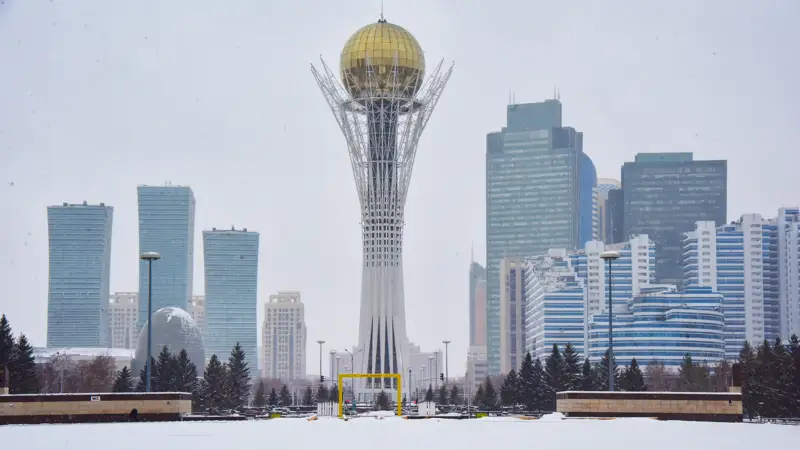 Астана Байтерек зима қыс