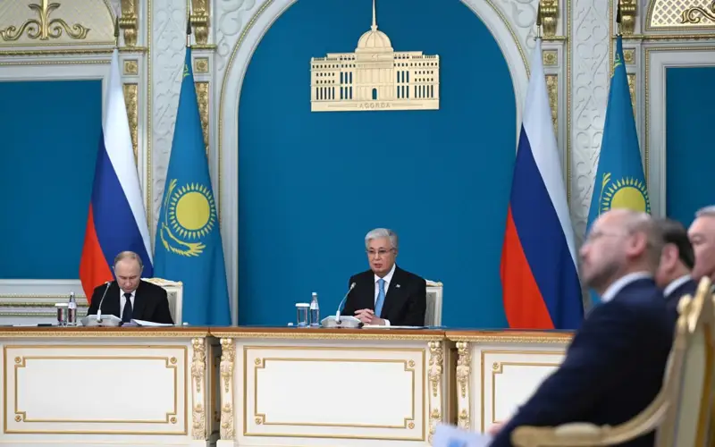 Касым-Жомарт Токаев и Владимир Путин