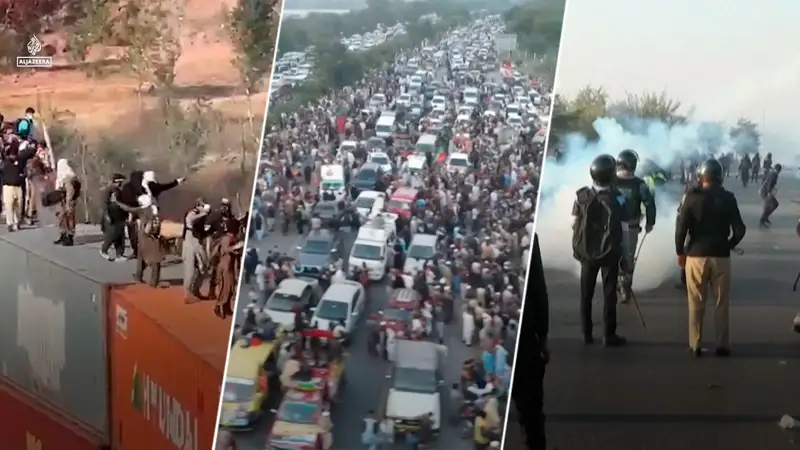 Сторонники Имран Хана устроили массовый протест в Исламабаде