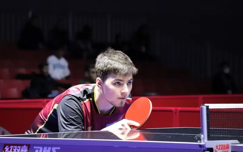 Alan Kurmangaliyev propels to 1/8 finals of ITTF World Youth Championships