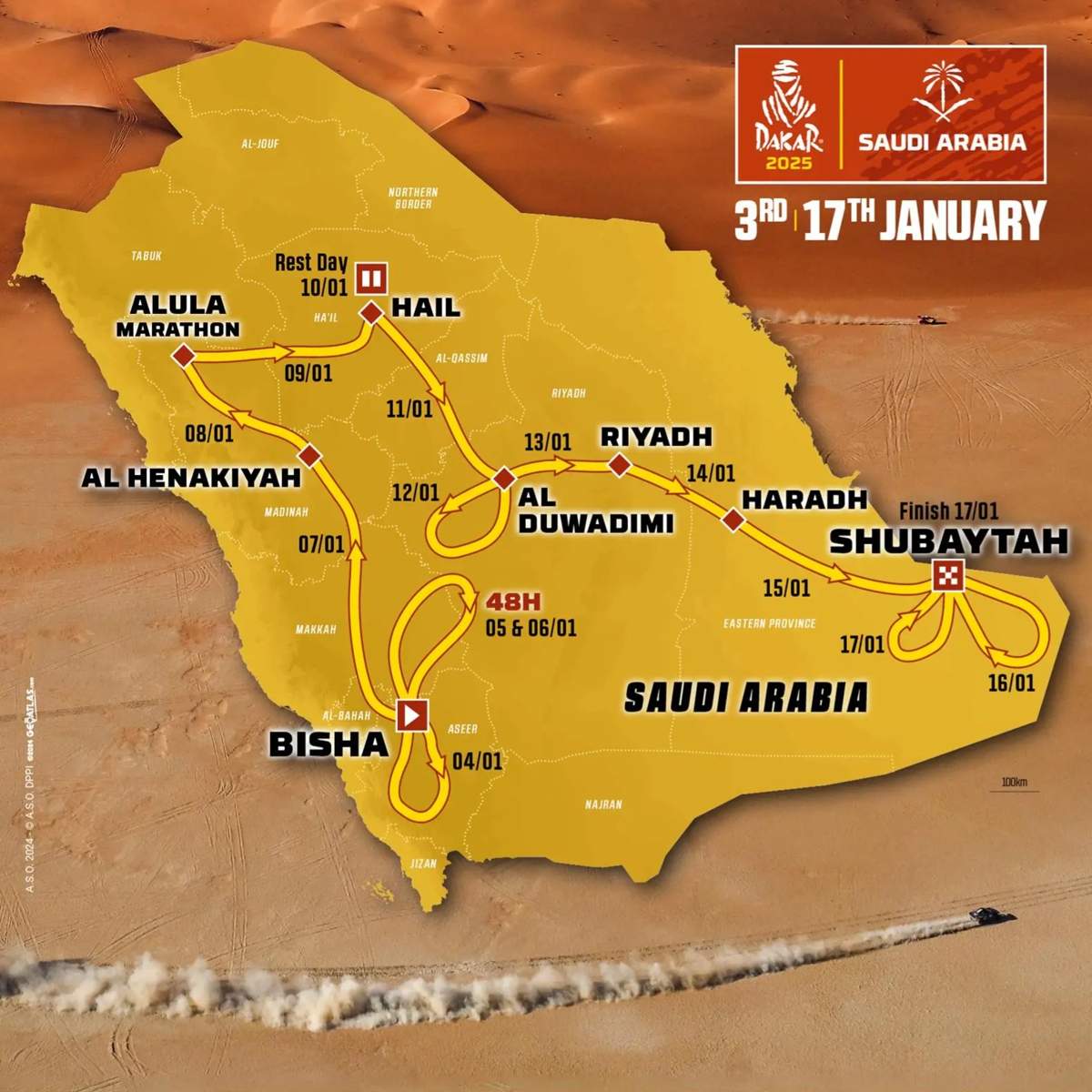 Dakar Rally Saudi Arabia 2025 A thrilling adventure across Saudi Arabia