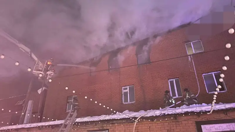 Пожар произошел в общежитии Астаны