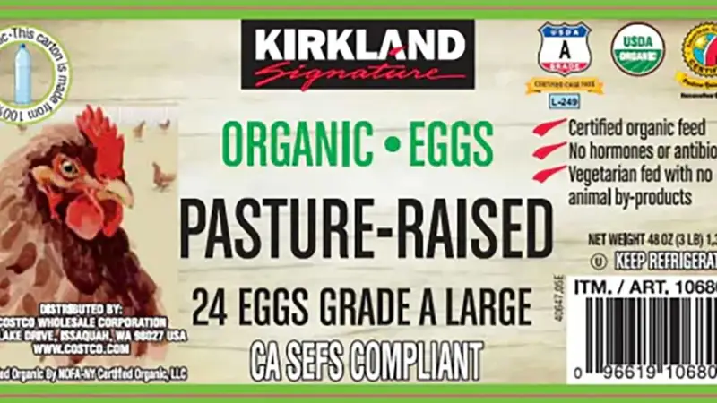 Органические яйца отзывают в известной торговой сети США из-за проблем с сальмонеллой