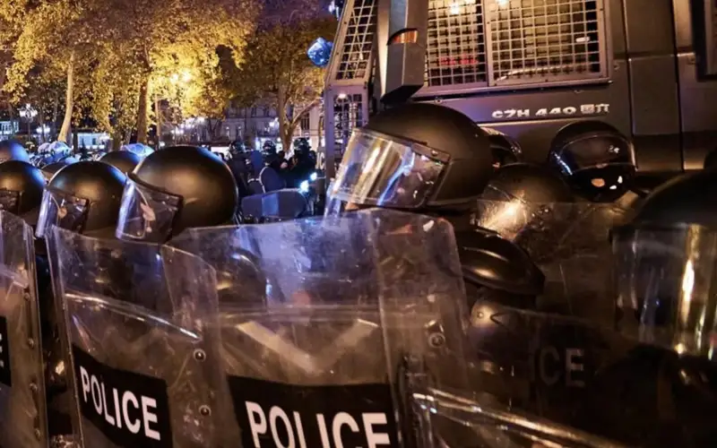 107 человек задержаны за ночь на протестной акции в Тбилиси