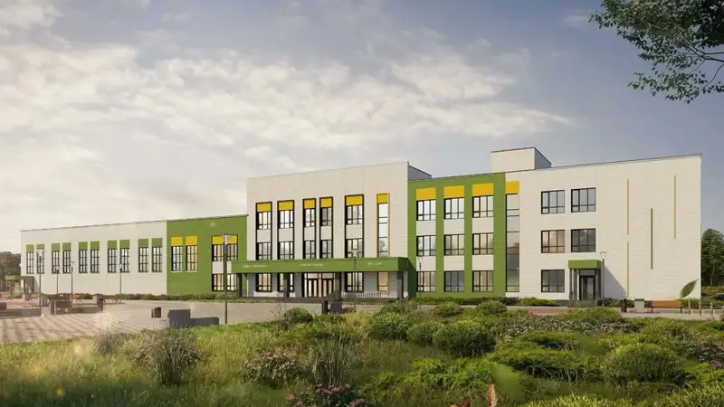 новая школа в Павлодаре