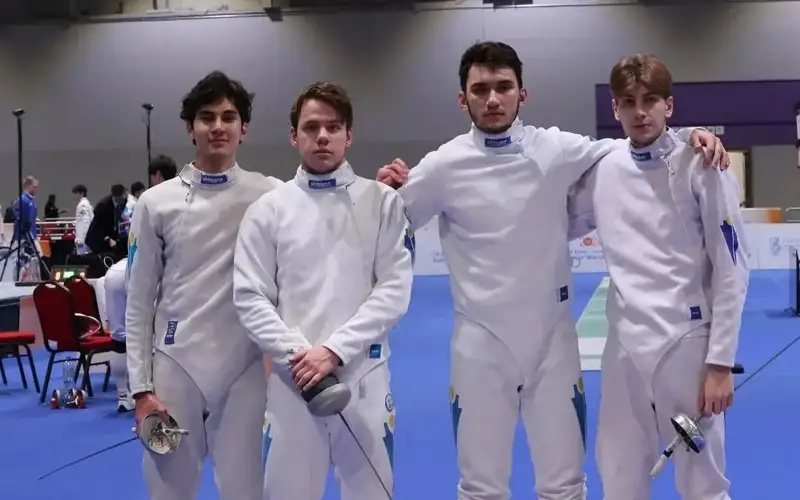 Kazakh epee fencers rank third in world ranking