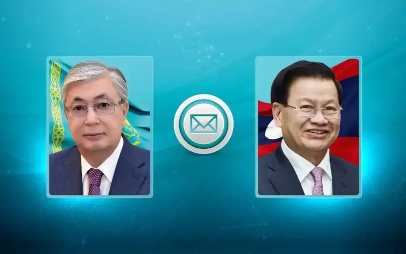 Kassym-Jomart Tokayev congratulates Laos President on National Day