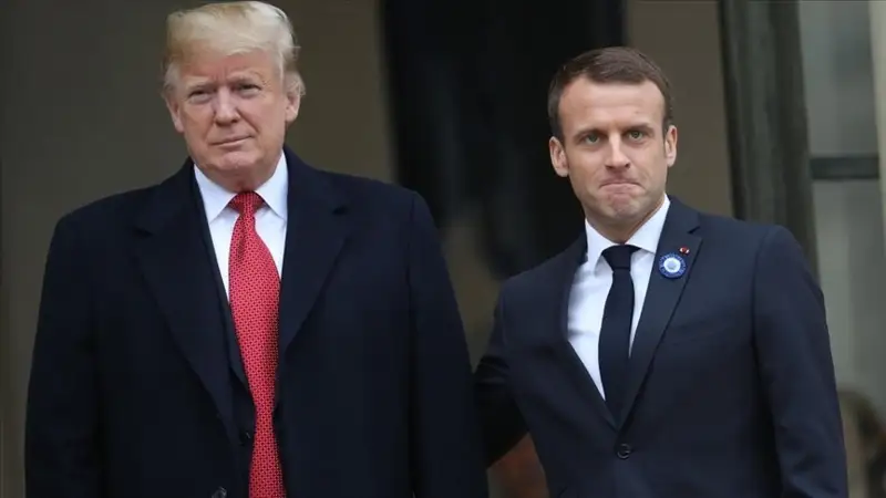 Donald Trump and Macron