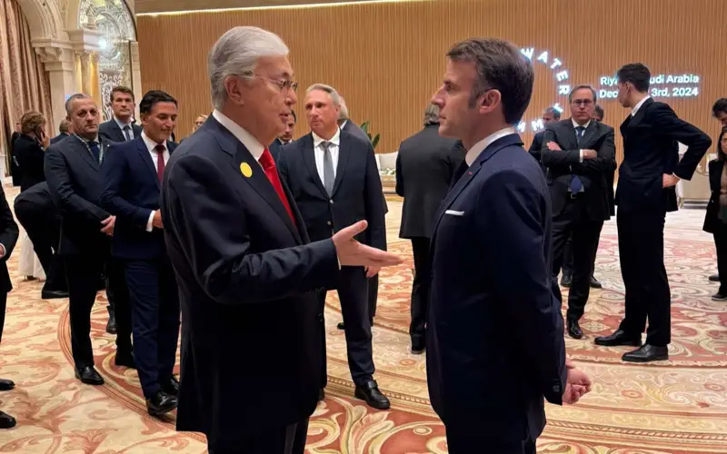 Қасим-Жомарт Тоқаев -Эммануэль Макрон