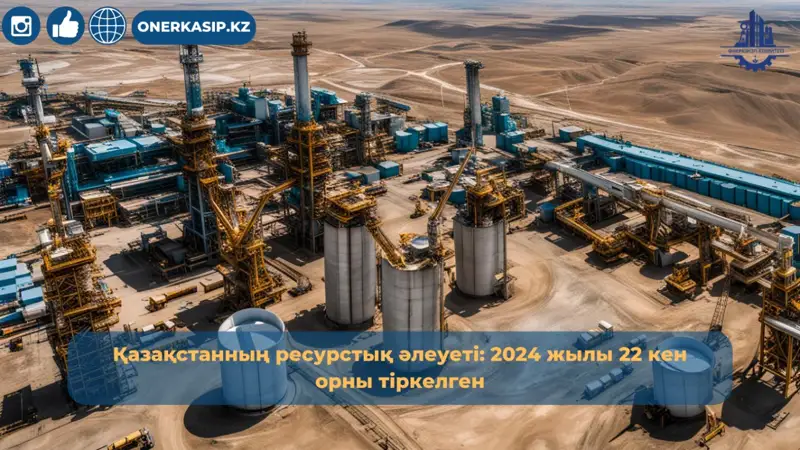 Қазақстанның ресурстық әлеуеті: 2024 жылы 22 кен орны тіркелген
