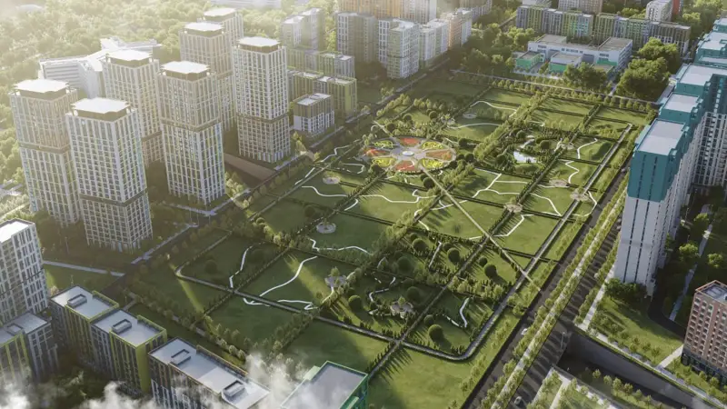 Новый микрорайон в г. Тобыл