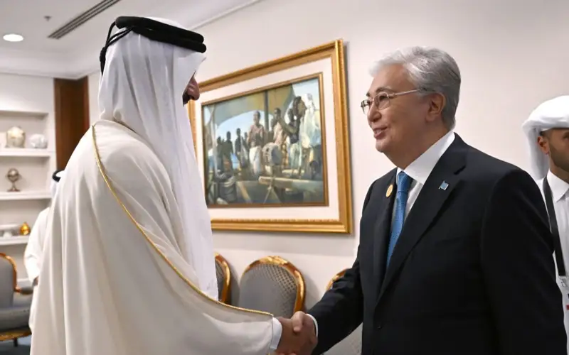  Қасым-Жомарт Тоқаев Қатар Әмірі шейх Тәмим бен Хамад Әл Тәнимен кездесті   