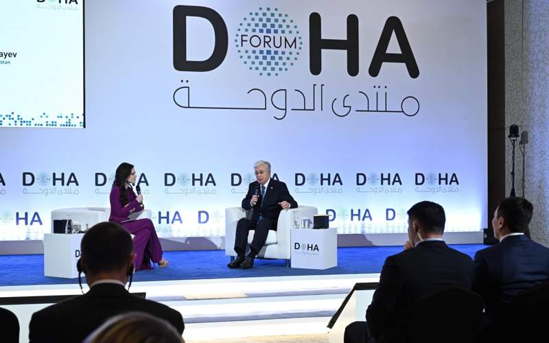 Касым-Жомарт Токаев принял участие в панельной сессии конференции Doha Forum Касым-Жомарт Токаев принял участие в панельной сессии конференции Doha Forum
