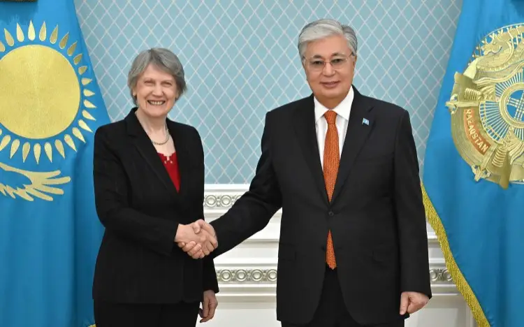 Мемлекет басшысы Хелен Кларкты қабылдады