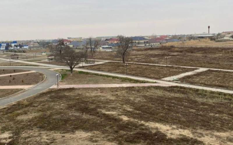 Центральный парк в Жетысае Центральный парк в Жетысае