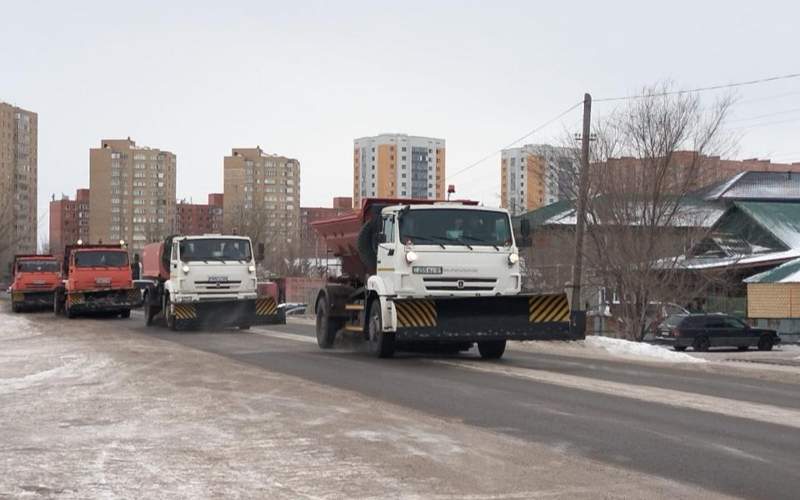 Почти миллион кубометров снега вывезли из Астаны с начала зимнего периода Почти миллион кубометров снега вывезли из Астаны с начала зимнего периода
