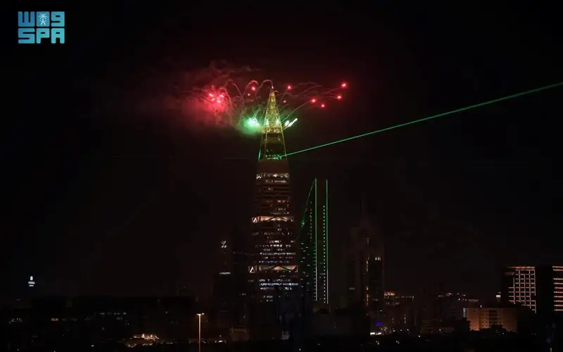 Riyadh celebrates with fireworks Saudi Arabia's successful bid to host 2034 FIFA World Cup 