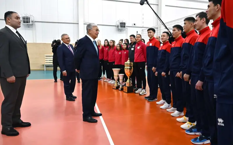 Глава государства ознакомился с деятельностью волейбольного клуба «Жетісу»