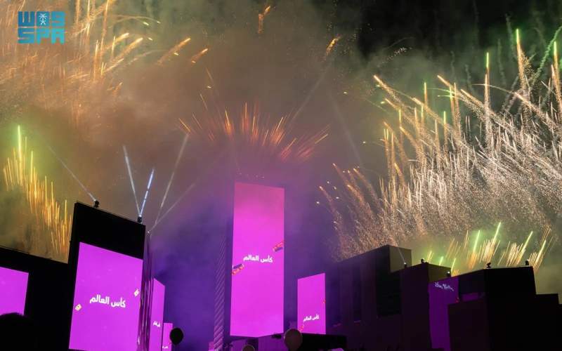 Riyadh celebrates with fireworks Saudi Arabia's successful bid to host 2034 FIFA World Cup 