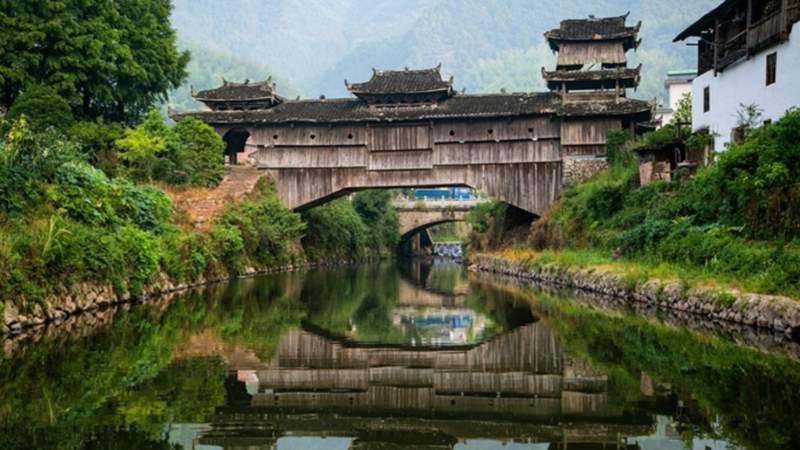 Chinese wooden arch bridges