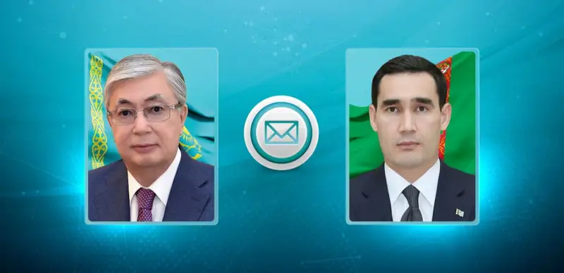 Касым-Жомарт Токаев поздравил Сердара Бердымухамедова по случаю 29-й годовщины постоянного нейтралитета Туркменистана