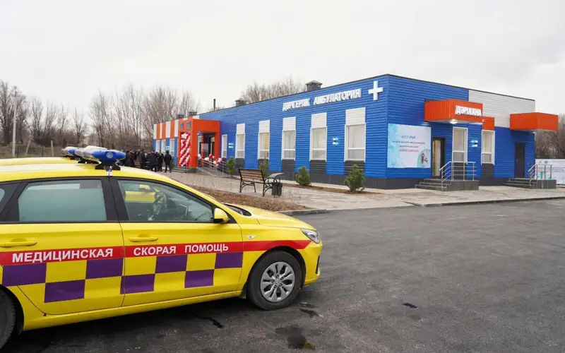 Три новых объекта здравоохранения открыли ко Дню Независимости в Туркестанской области