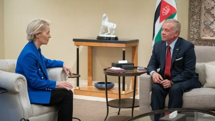  У.Ляйен посетила Иорданию