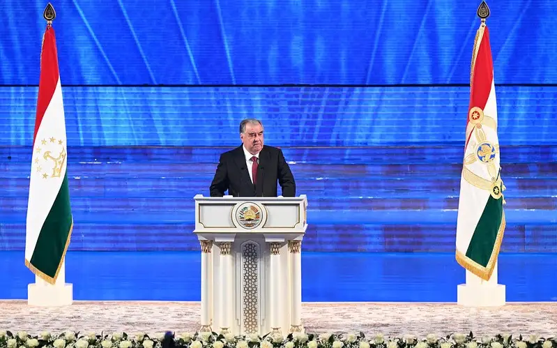 Tajik President Emomali Rahmon attends gathering dated to 30th anniversary of adoption of the Constitution 