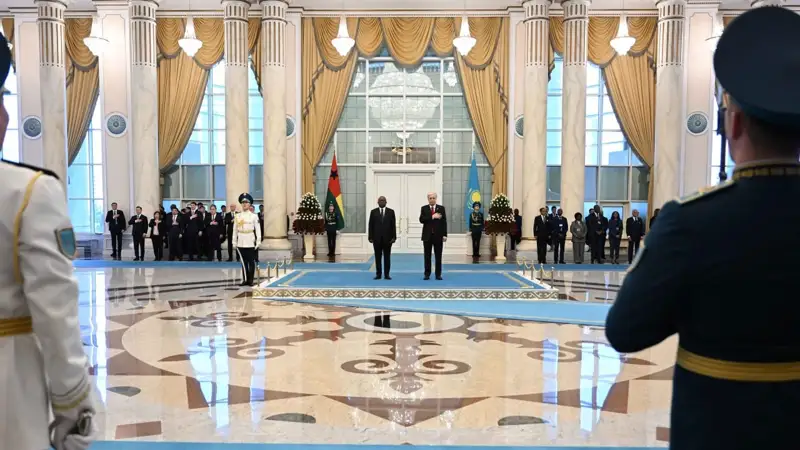 Қазақстан мен Гвинея-Бисау Президенттері бірлескен мәлімтеме қабылдады