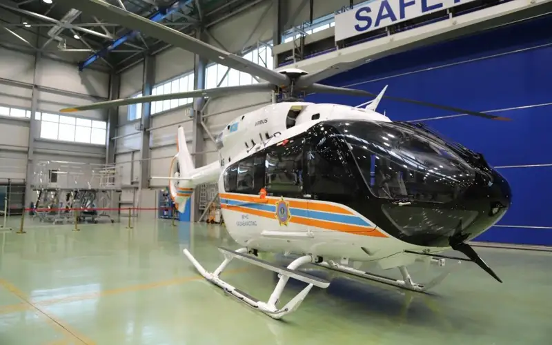 Новый вертолет Airbus Helicopters пополнил авиапарк МЧС РК 