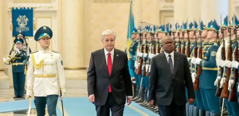 President of Guinea-Bissau arrives at Akorda