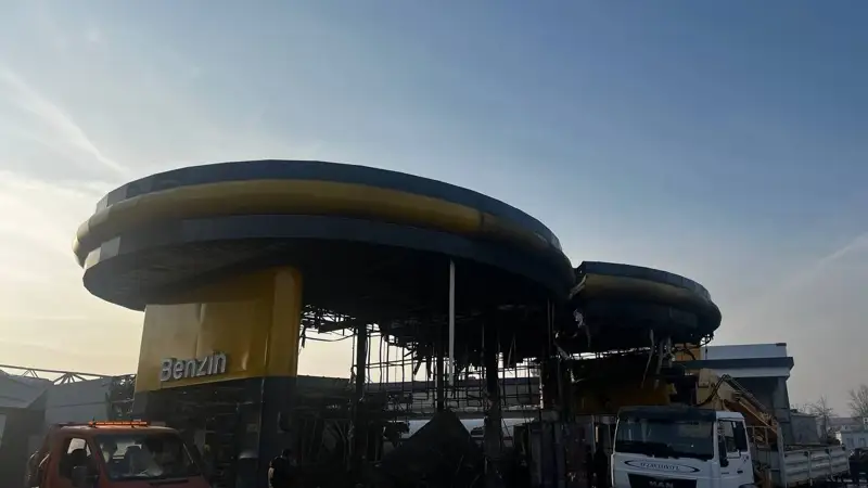 Ферганада жанармай бекеті юарылды