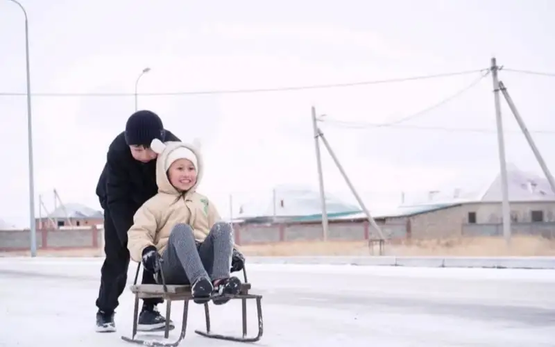 Түркістанға жауған қар