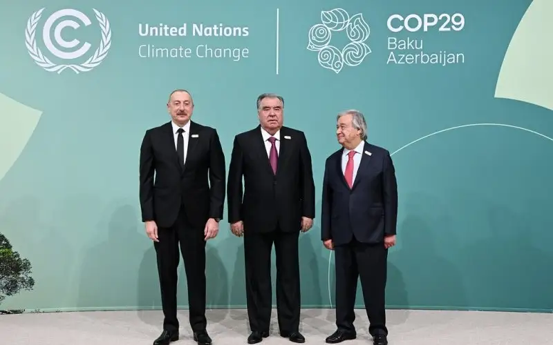 President Rahmon attends COP29 World Leaders Climate Action Summit in Baku
