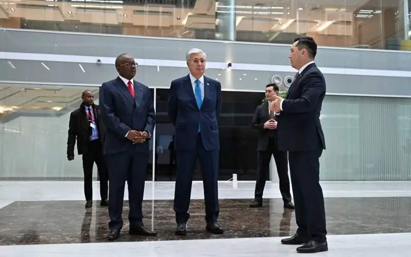 Presidents of Kazakhstan, Guinea-Bissau visit AIFC