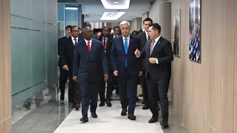 Presidents of Kazakhstan, Guinea-Bissau visit AIFC